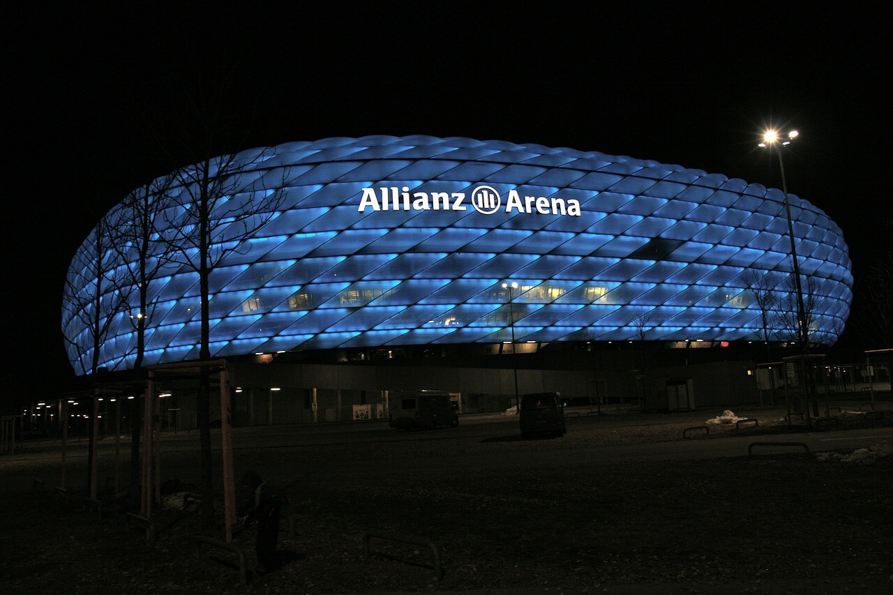 Freizeit in München. Viele Attraktionen bietet auch die Allianz Arena