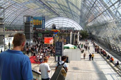 Messestand auf der Expo in Leipzig