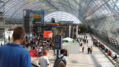 Messestand auf der Expo in Leipzig